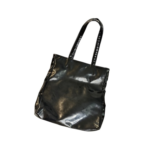 Disney Mickey patent vinyl and canvas tote - Picture 3 of 7